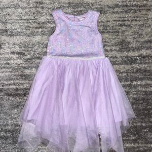 Lilac Sequin Tank Dress